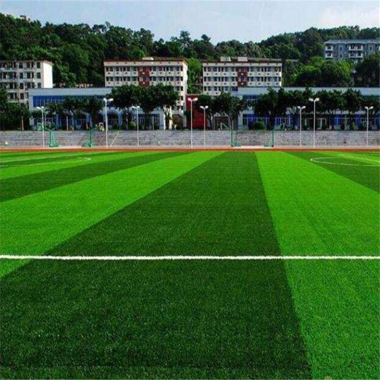 安徽學(xué)校操場(chǎng)人工草皮 仿真草坪足球場(chǎng) 球場(chǎng)假草坪鋪設(shè)廠家