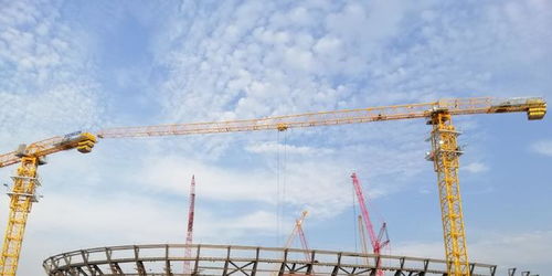 上港通報浦東足球場建設進展 正進行看臺鋼結構吊裝